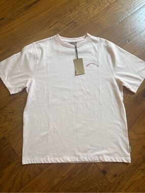 Scalpers Company Boxy Fit Pink Graphic Tee NWT 100% Cotton Size M